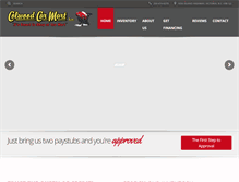 Tablet Screenshot of colwoodcarmart.com